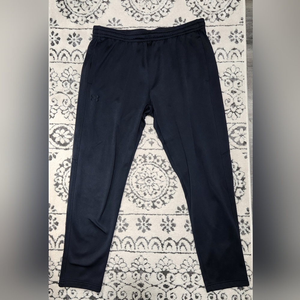 Under Armour Mens Fleece Black Sweatpants Size XL
